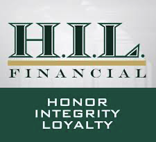 H.I.L. Financial logo with the words Honor, Integrity, Loyalty